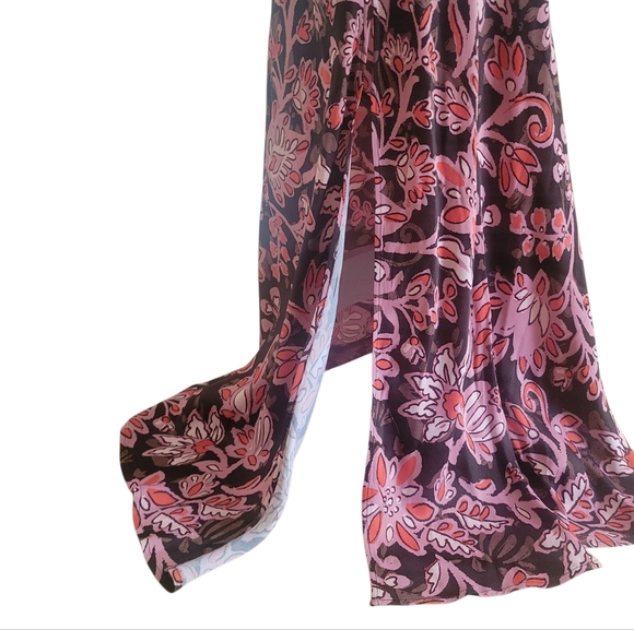 Loft Floral Slip Dress - Picture 3 of 8